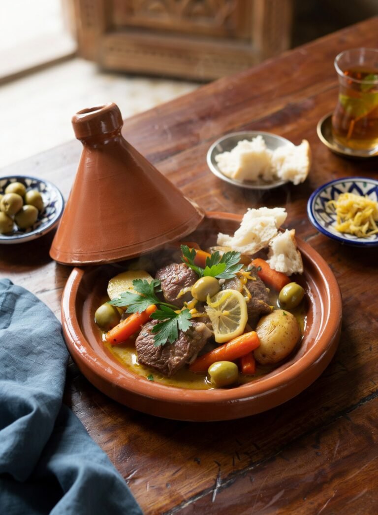Traditional Moroccan Beef Tagine Recipe